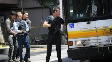 Hawaii 5-0 S06E24 L'entrée est bloquée par une toile d'araignée