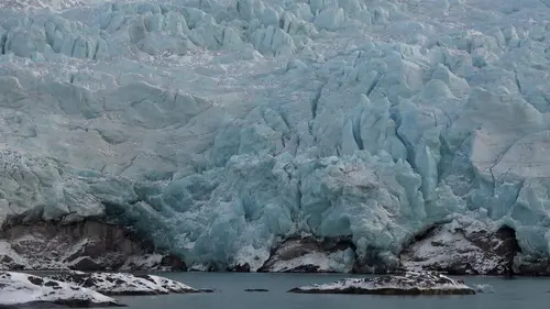 Heïdi's Ice Nordenskiöldbreen vu du fjord