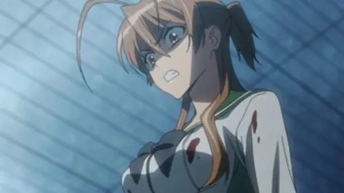 High School of the Dead S01E11 Approche de la tempête des morts