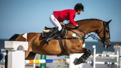 Hippisme Equitation. Saut d'obstacles par équipes. Finale