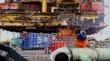 La plate-forme pétrolière