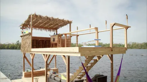 Incroyables maisons de vacances S01E04 Le radeau-bar