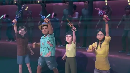 Infinity Nado S06E25 Super duel entre Nados de Fission