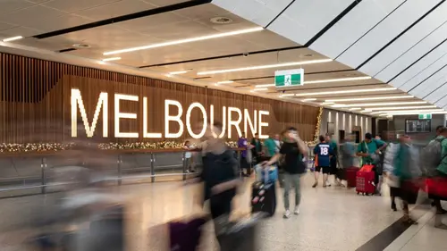 Inside Melbourne Airport À 100 à l'heure