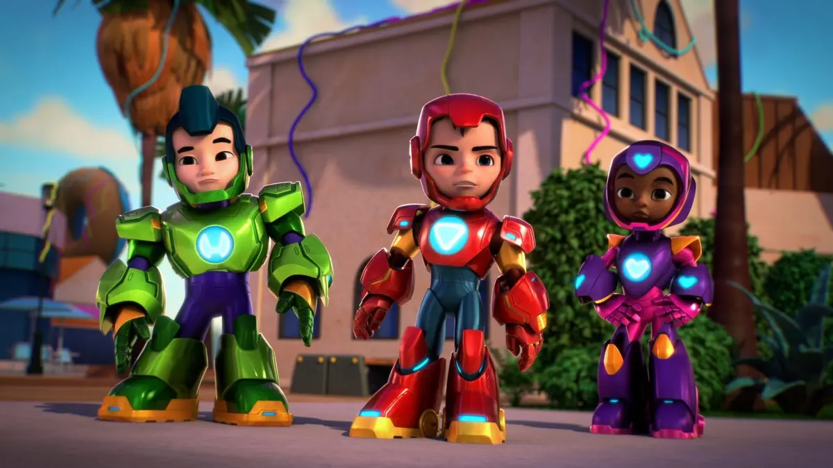 Iron Man et ses amis incroyables S01E19 L'équipe Iron contre les Iron méchants / Les ennuis invisibles de Vision