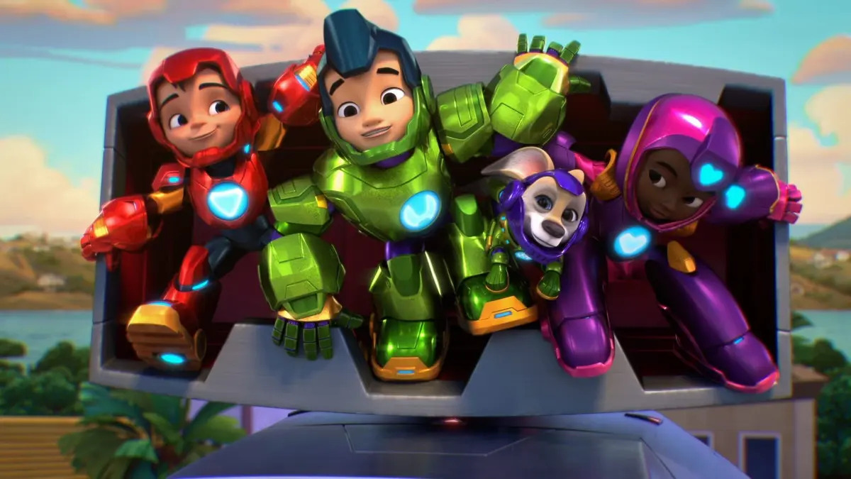 Iron Man et ses amis incroyables S01E01 Voici l'équipe Iron / Petits services et gros tracas !