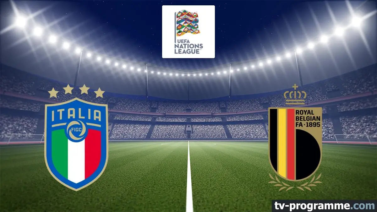 Italie / Belgique Football Ligue des Nations UEFA 2024-2025