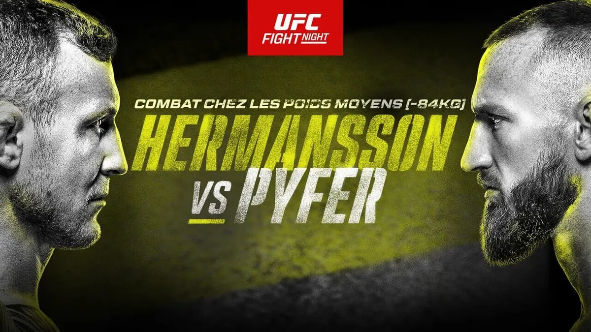 Jack Hermansson / Joe Pyfer MMA MMA : Ultimate Fighting Championship 2024