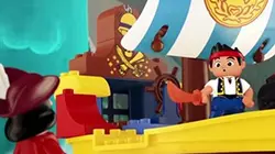 Sur Disney Junior à 19h50 : Jake et le trésor des briques magiques