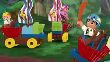 Course de chars à voile dans la jungle