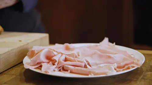 Jambon, lard et la manière