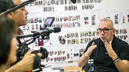 Casting Jean Paul Gaultier, meneur de revue