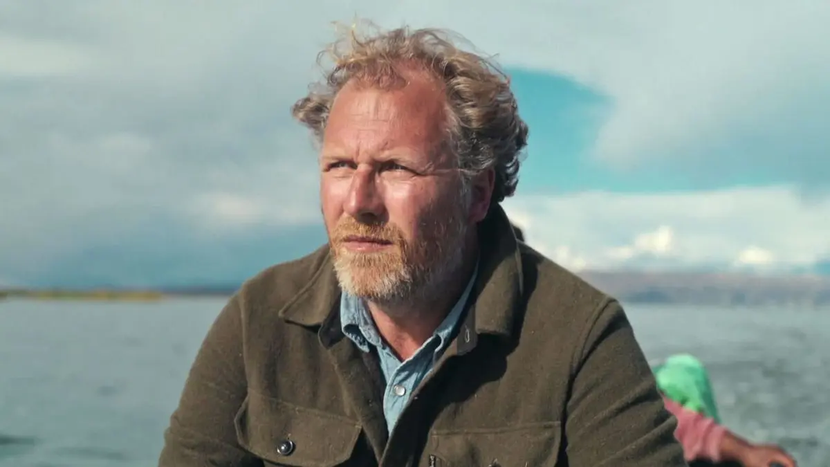 Jérôme, les yeux dans le bleu A la voile sur le lac Titicaca