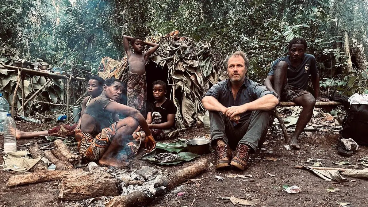 Jérôme, les yeux dans le bleu Au Congo