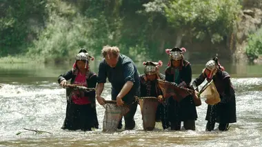 Jérôme, les yeux dans le bleu Au Laos
