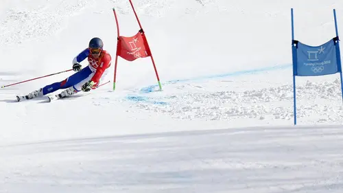 2e manche Ski Ski alpin. Slalom messieurs 2022