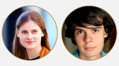 Justin Taylor et Sophie de Bardonnèche à la Fondation Singer Polignac