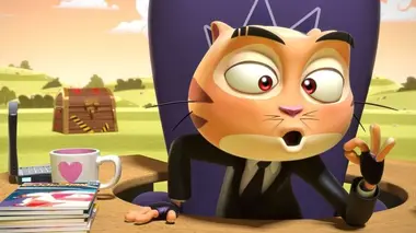 Kaeloo S03E02 Et si on jouait à se faire coffrer