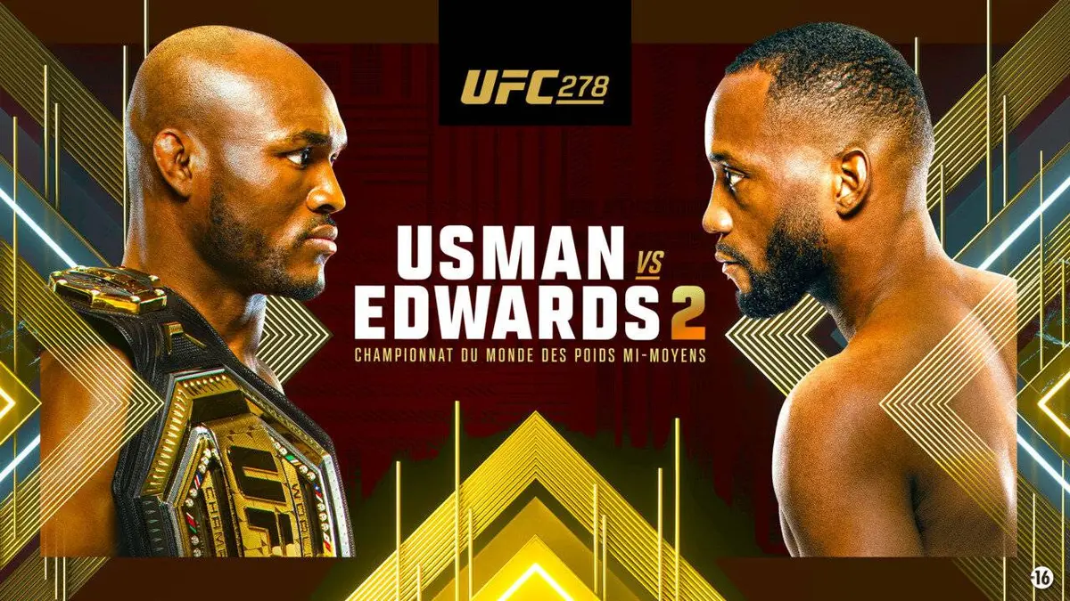 Kamaru Usman / Leon Edwards MMA MMA : Ultimate Fighting Championship 2022
