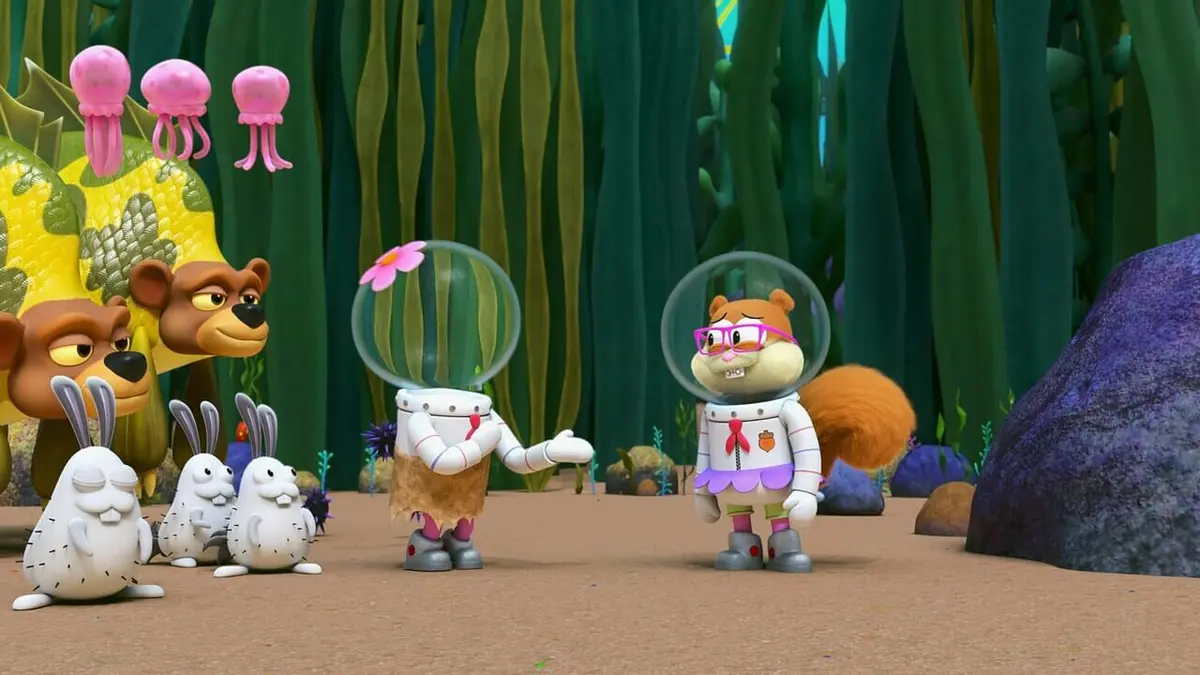 Kamp Koral : Bob la petite éponge S02E12 La pique-assiette
