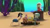Clam / Sea Bear / Sea Moose / Sea Bunnies / Campers / Kid / SpongeBob dans Kamp Koral : Bob la petite éponge S01E12 L'ho ! Ho ! Horreur ! / L'affaire des toilettes extérieures (2021)