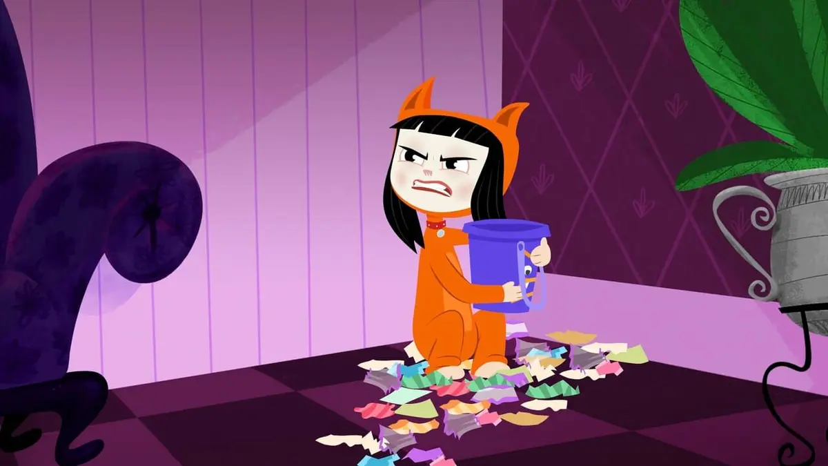 Kitty chez les chats S01E13 Les chats découvrent Halloween