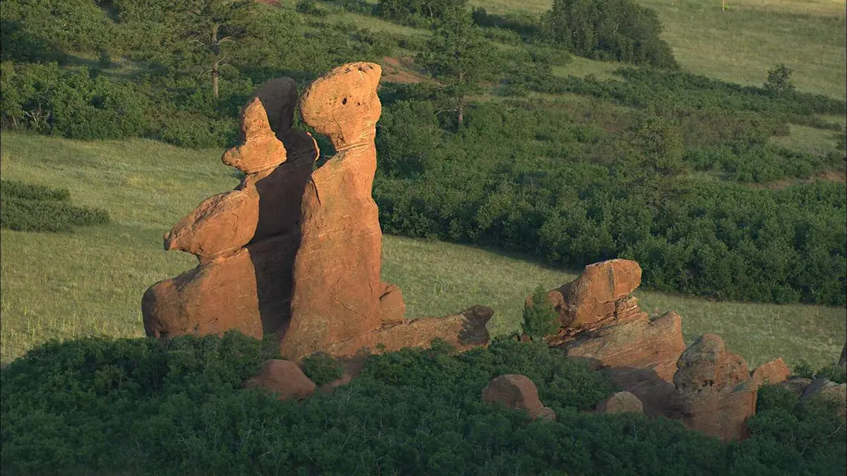 L'Amérique vue du ciel E58 Merveilles naturelles