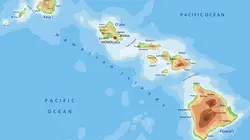 L'archipel d'Hawaï Maui et Molokai