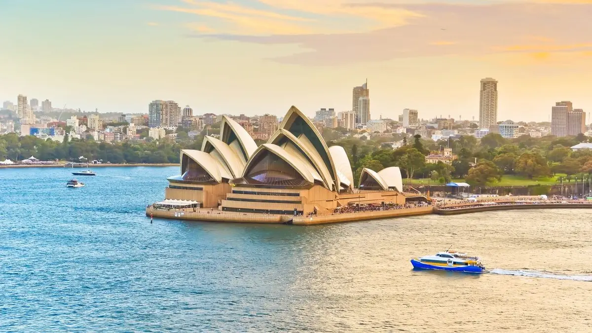 Visuel de L'Australie vue du ciel Sydney