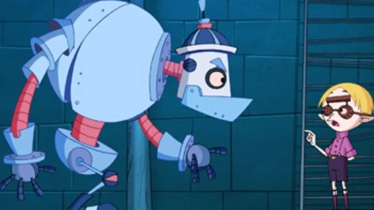 L'école des petits vampires S04E03 Un robot dangereux