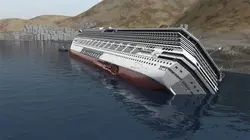 L'épave du Costa Concordia
