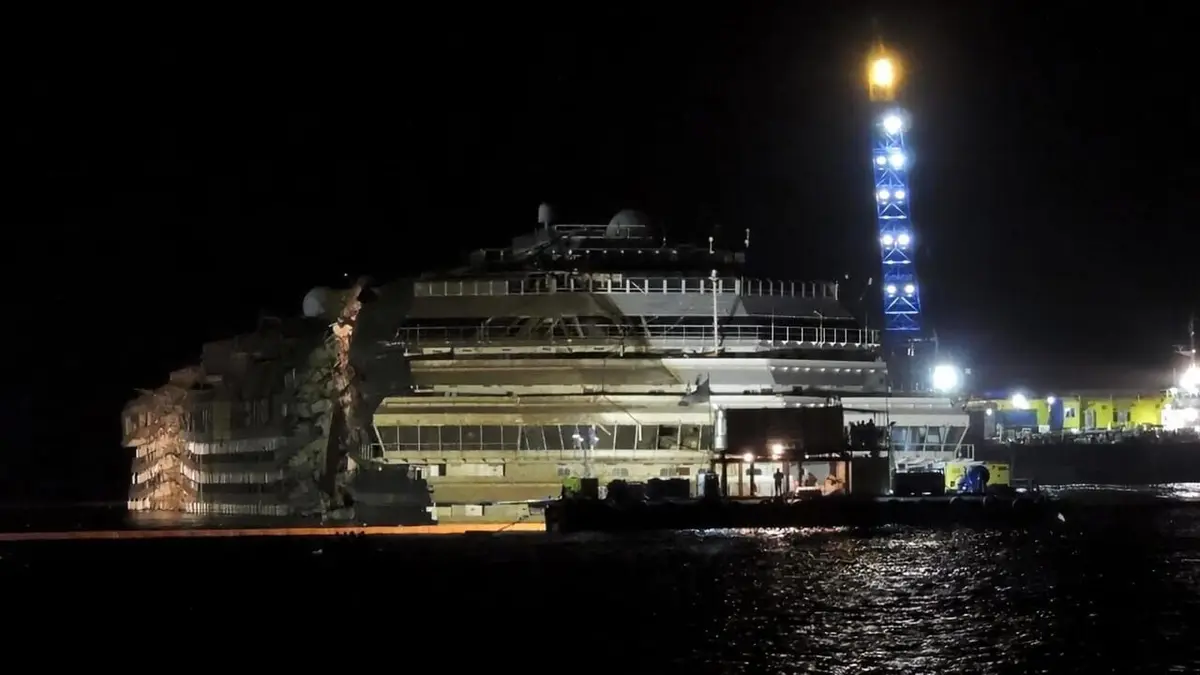 L'épave du Costa Concordia