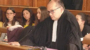 La vie quotidienne d'un tribunal en France