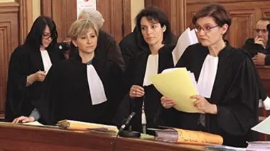 La vie quotidienne d'un tribunal en France