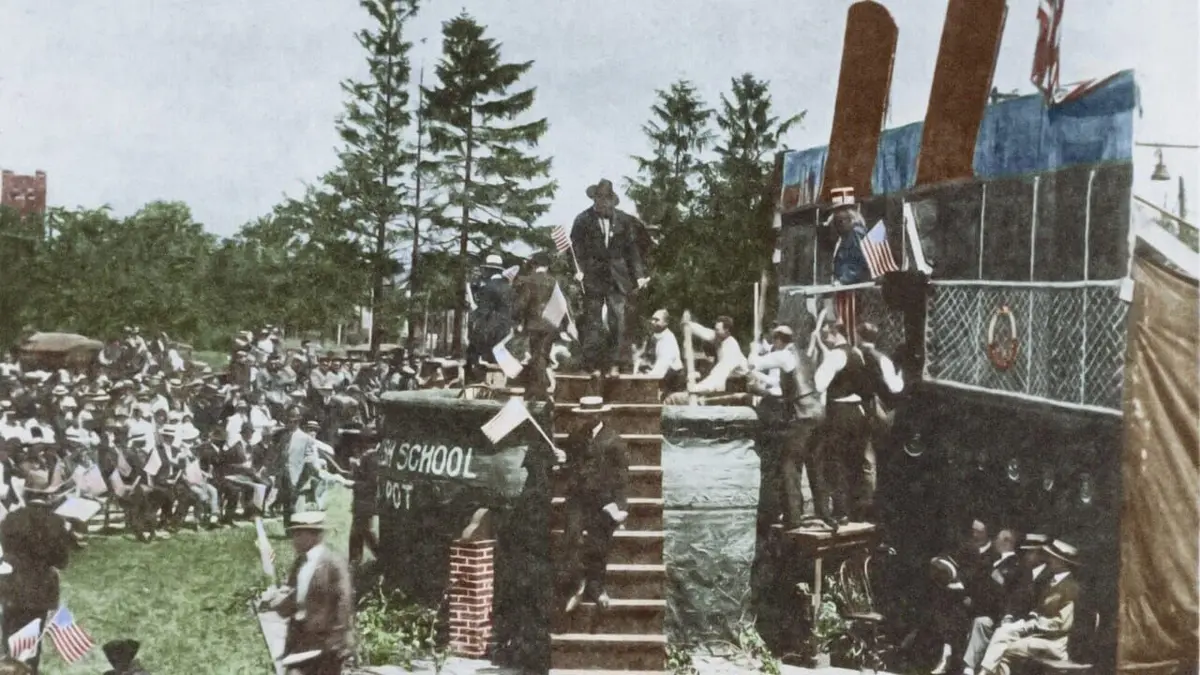 L'histoire de l'Amérique en couleur La vie simple des petites villes