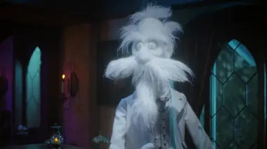 Fantôme à moustache, barbare qui se fâche