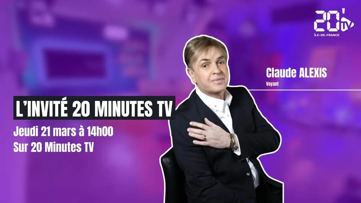 L'invité 20 Minutes TV Claude Alexis