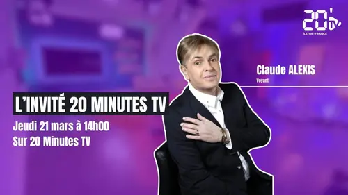 L'invité 20 Minutes TV Claude Alexis