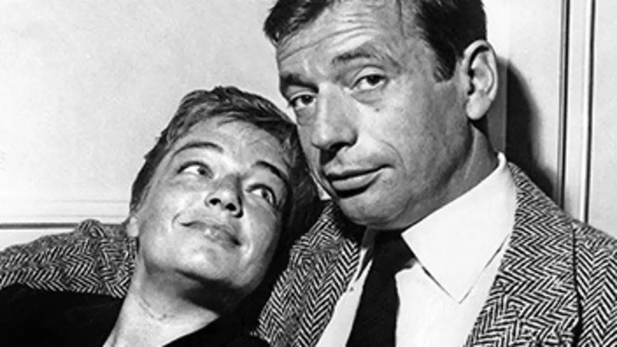 L'ombre au tableau Yves Montand