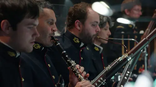 L'orchestre de la Garde républicaine à l'Opéra-Comique
