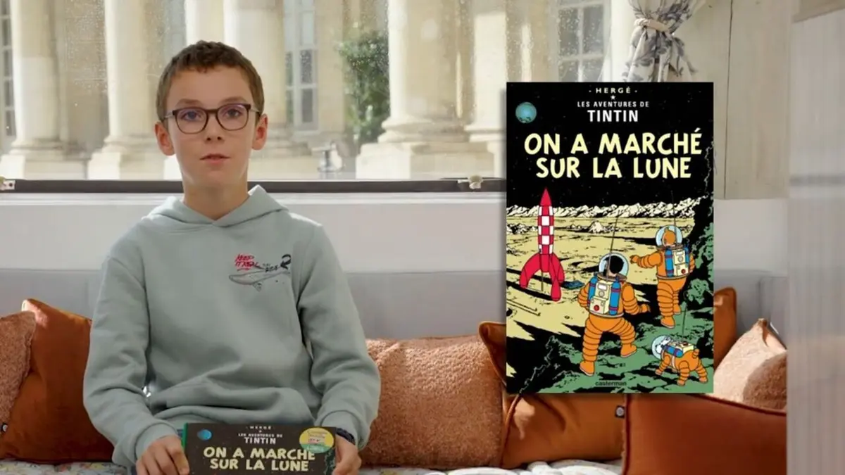 La caravane Lumni : conseils de lecture S01E05 Les Aventures de Tintin, "On a marché sur la Lune" par Gabin
