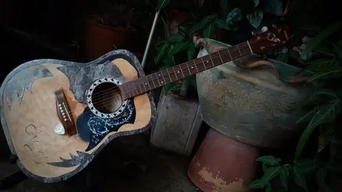 La collection hantée de Zak Bagans Guitare satanique