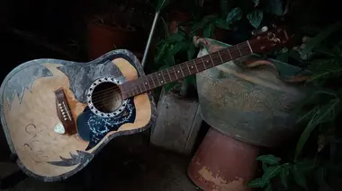 La collection hantée de Zak Bagans Guitare satanique