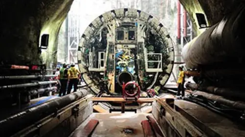 La construction du métro de Kuala Lumpur