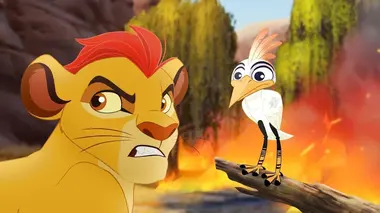 La garde du Roi lion S02E19 L'incendie de la vallée des éléphants