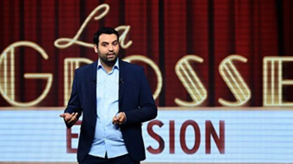 La grosse émission font du ski