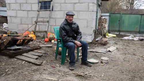 La guerre en Ukraine vue du ciel