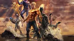 Visuel de La ligue des justiciers : le trône de l'Atlantide