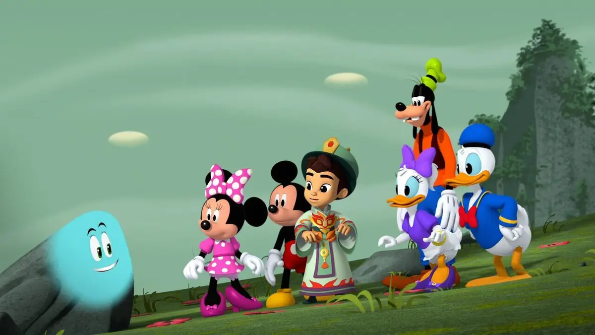 La maison magique de Mickey S03E28 L'équipe fait de la musique / Les amis cherchent un œuf spécial
