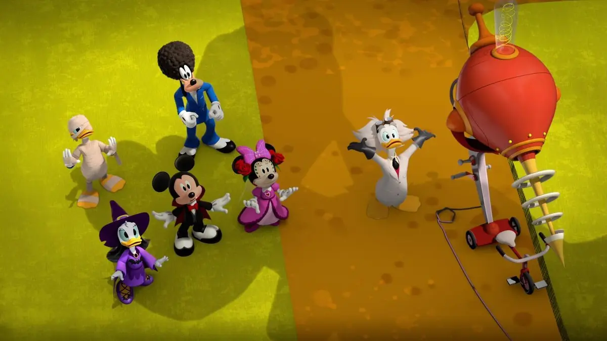 La maison magique de Mickey S01E25 Petit chien, grande aide ! / Un problème géant !